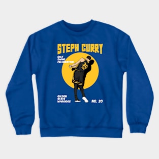 Steph Curry With The Golf Celebration Crewneck Sweatshirt